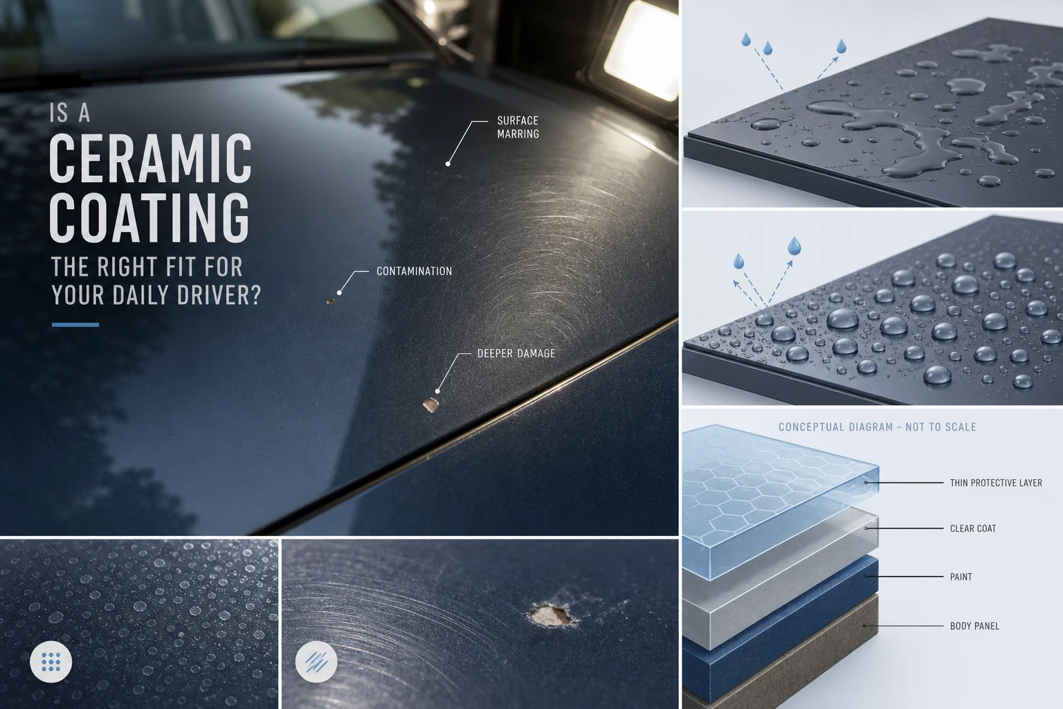Editorial illustration: Paint Condition Determines Whether Preparation Matters More Than Coating
