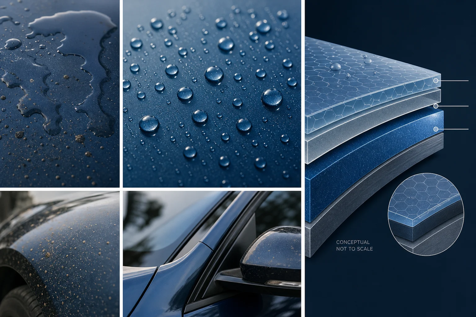 Editorial illustration: Where a Coating May Reduce Friction in the Wash Process