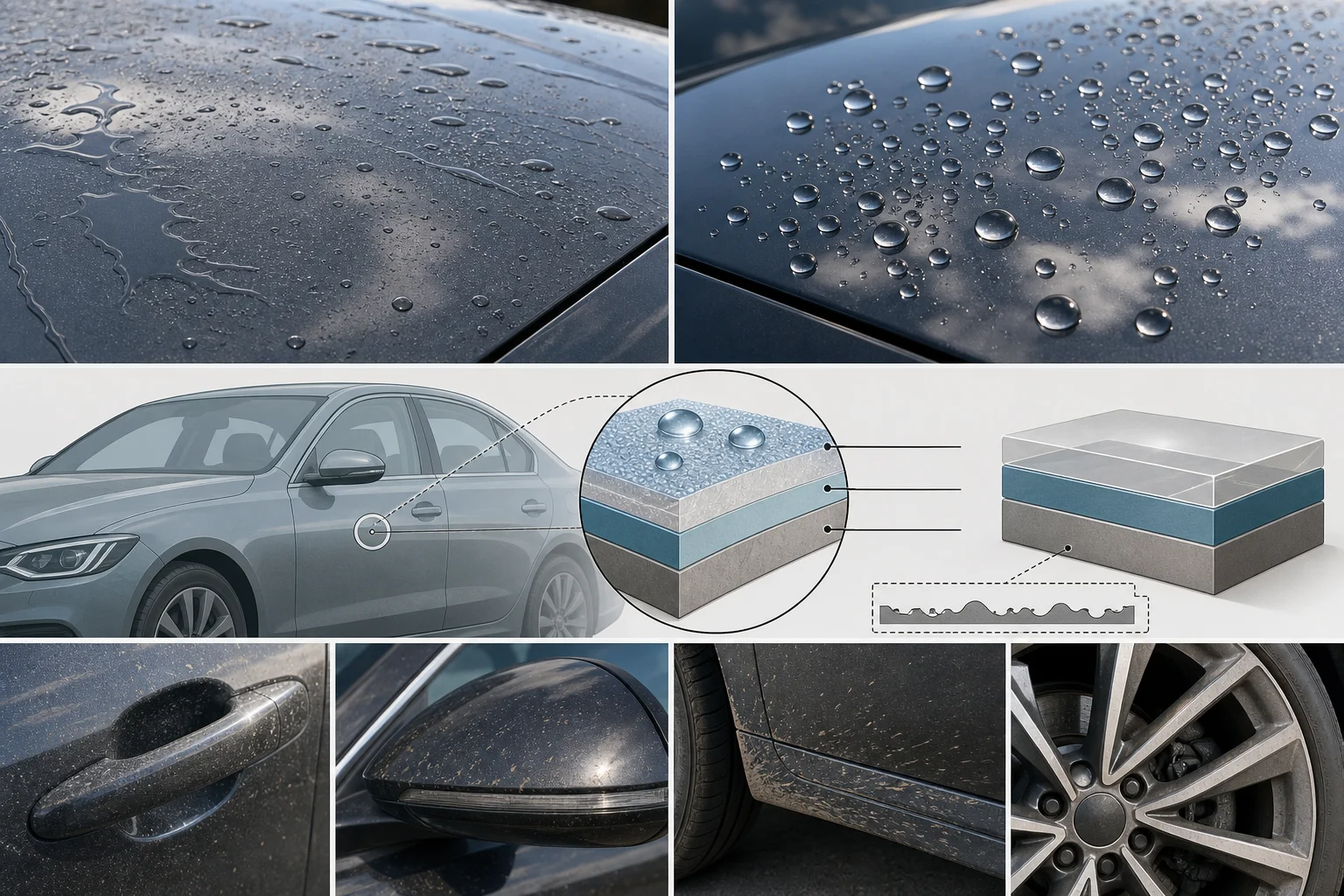 Editorial illustration: Two Similar Cars Can Lead to Opposite Coating Decisions